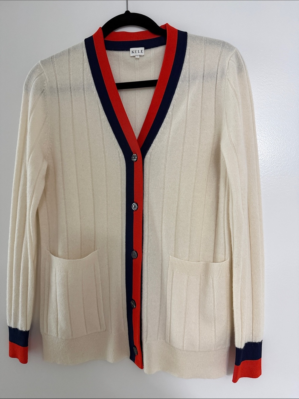 KULE Sinclair Cashmere Cream Cardigan